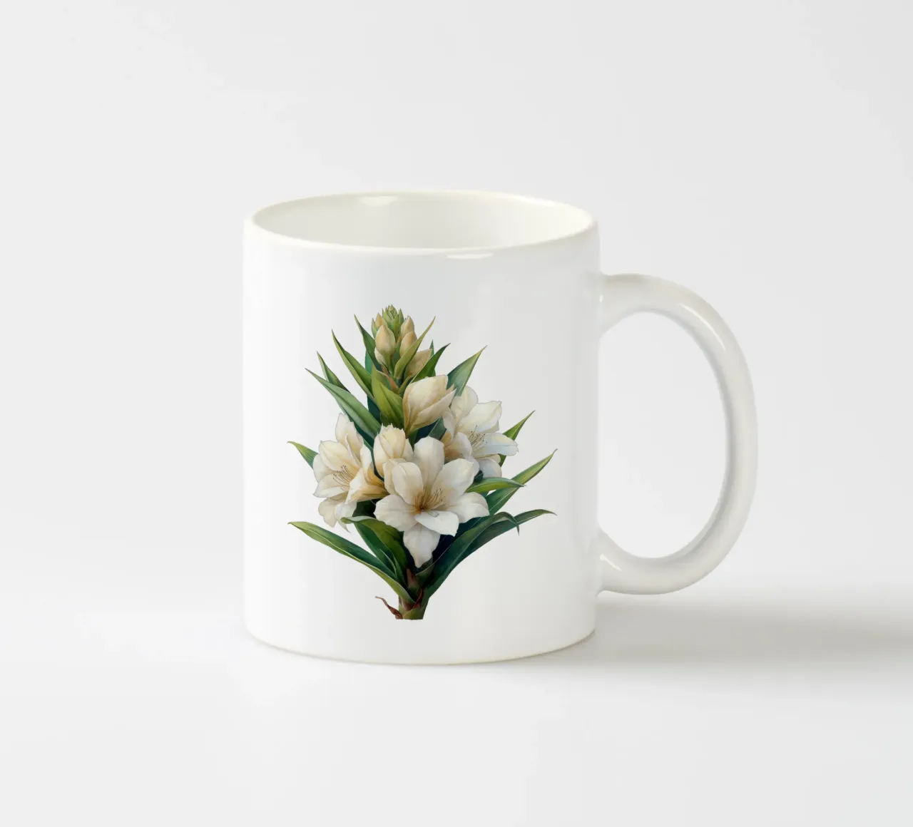 Fiore di yucca tazza in ceramica da Bold Blooms