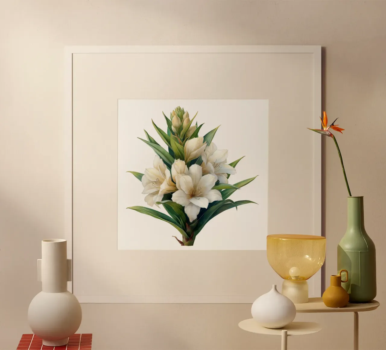 Fiore di yucca carta hahnemühle da Bold Blooms