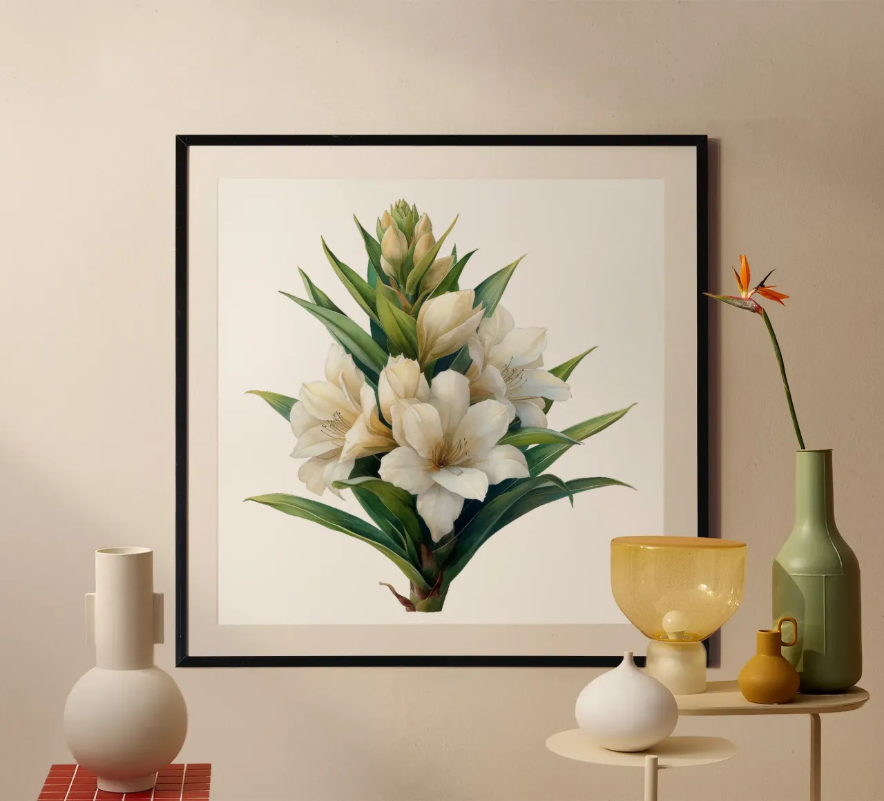 Fiore di yucca carta hahnemühle da Bold Blooms