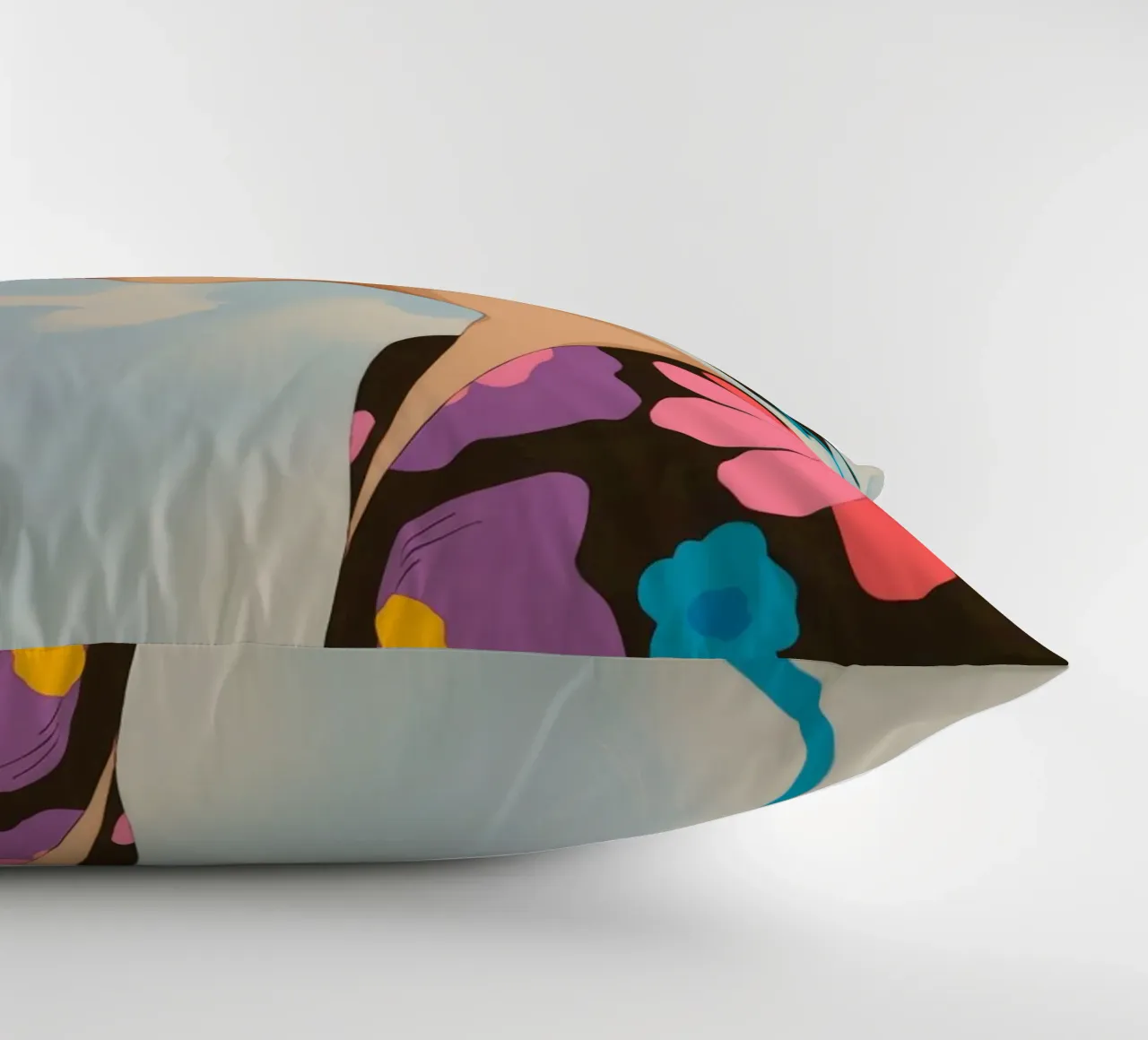 Floral Outfit Abstract decorative cushion by Kamera Obskura