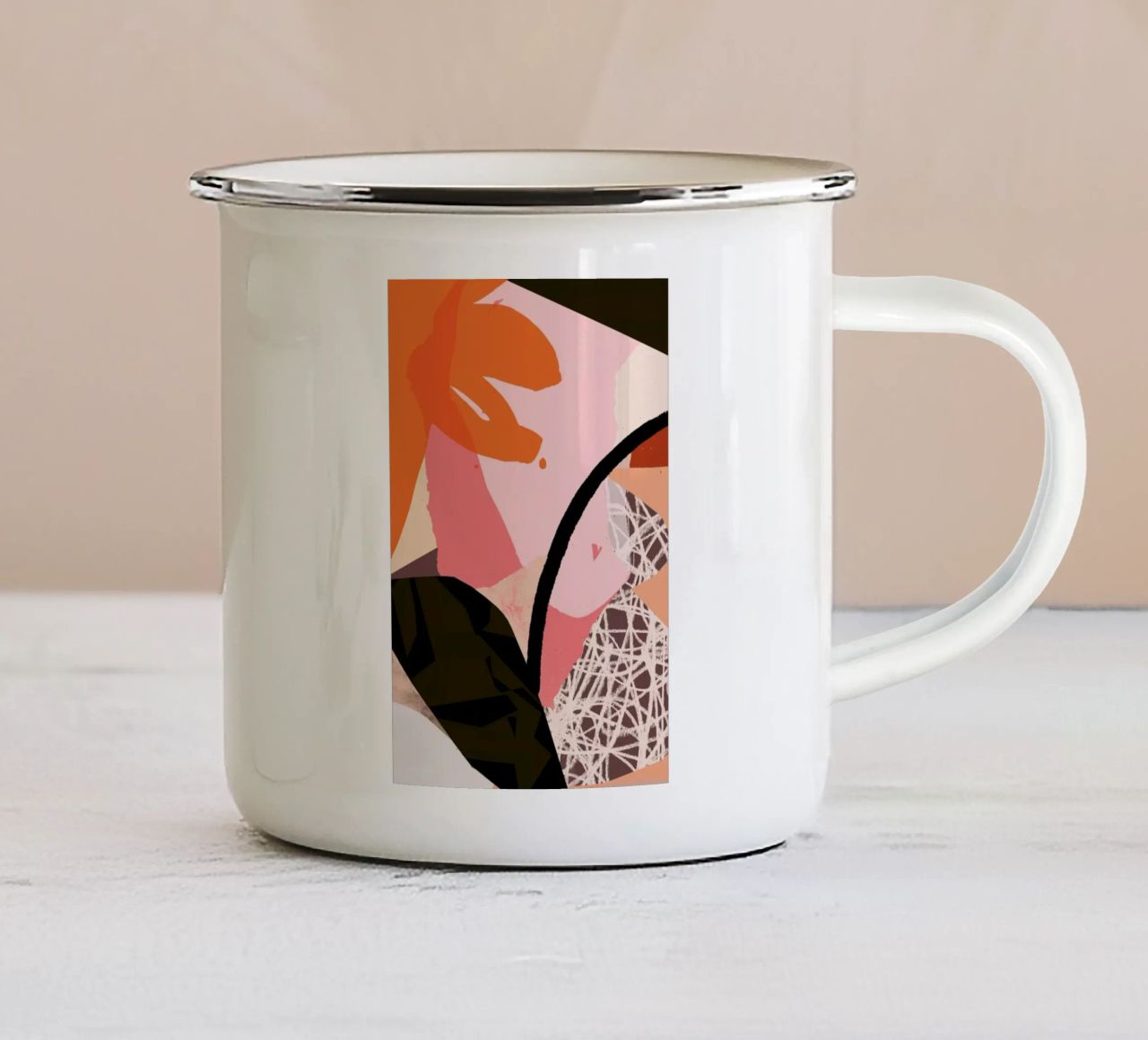 Stoicism tazza in smalto da Tom Abbiss Smith