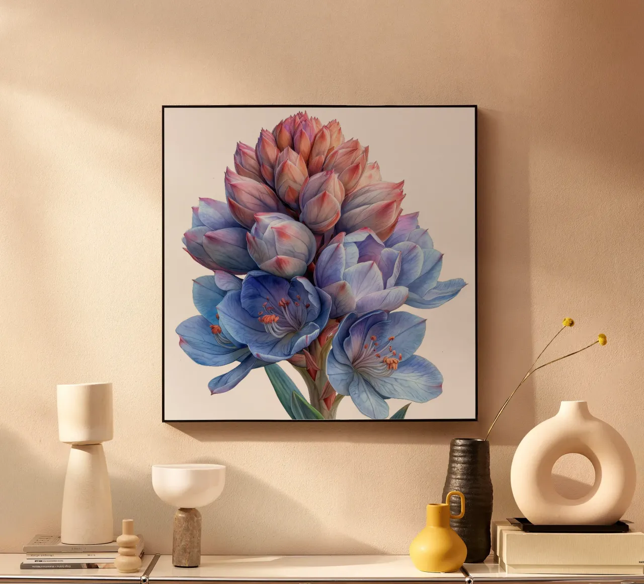 Fiore di yucca alluminio dibond da Bold Blooms