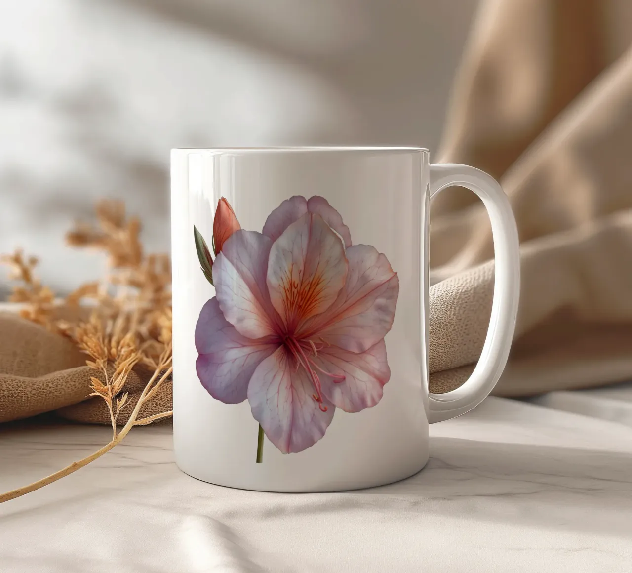 Fiore di Zephyranthes tazza in ceramica da Bold Blooms