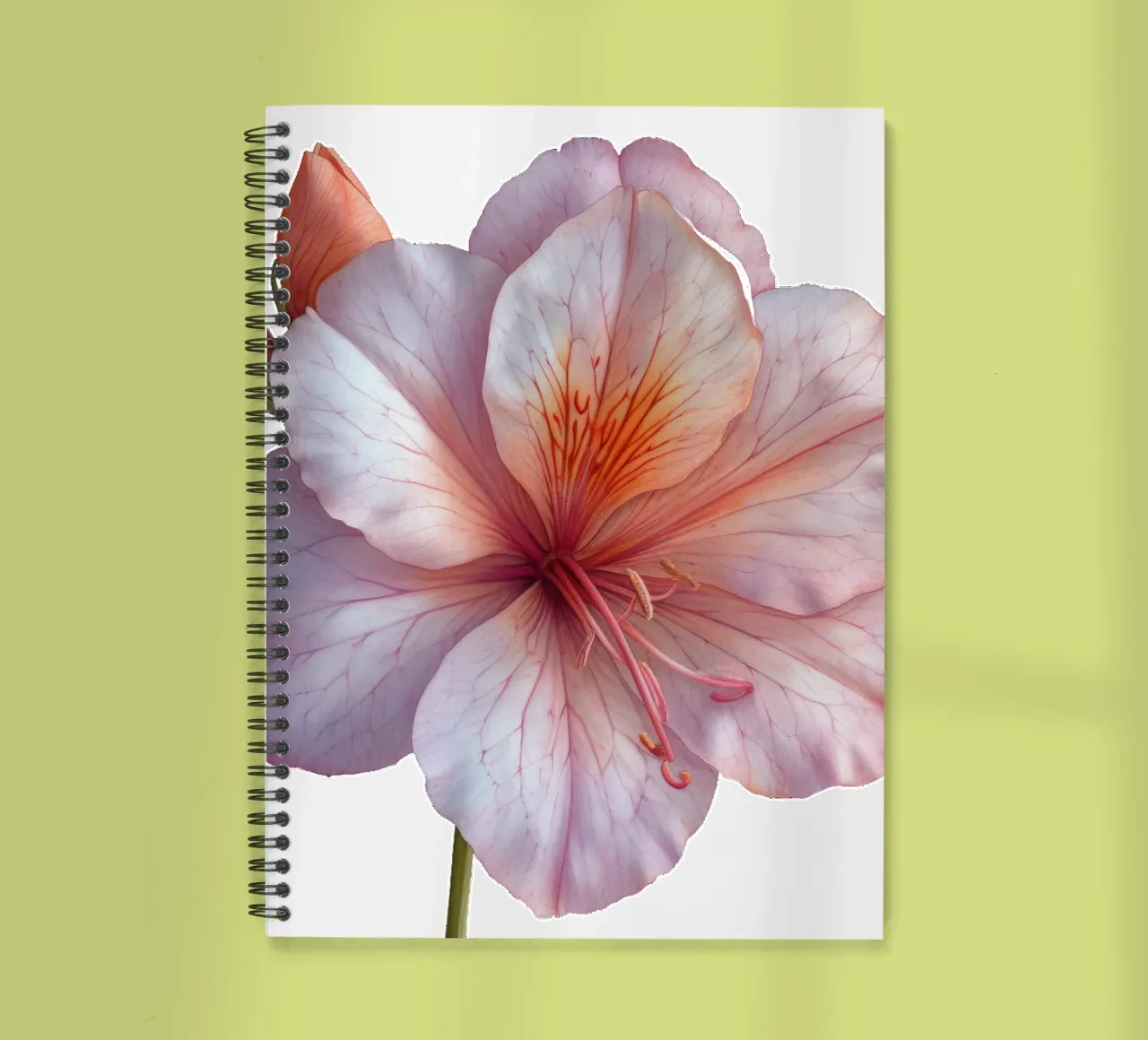 Fleur de zéphyranthes carnet à spirale de Bold Blooms