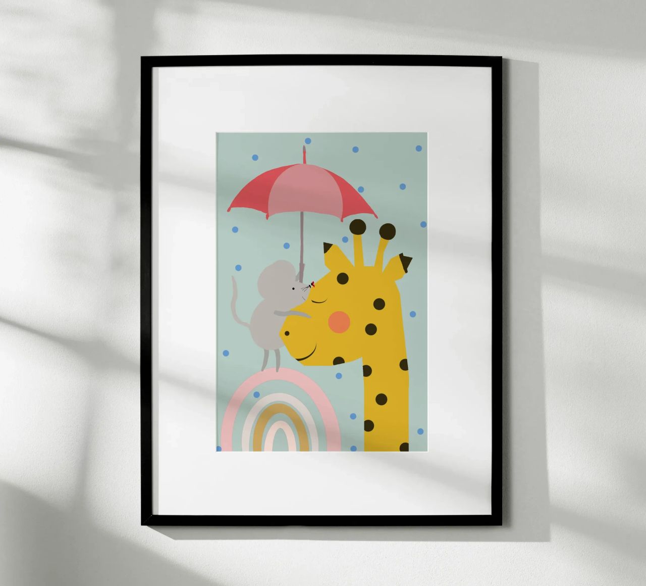 Ich lass dich nicht im Regen stehen poster by maramirage