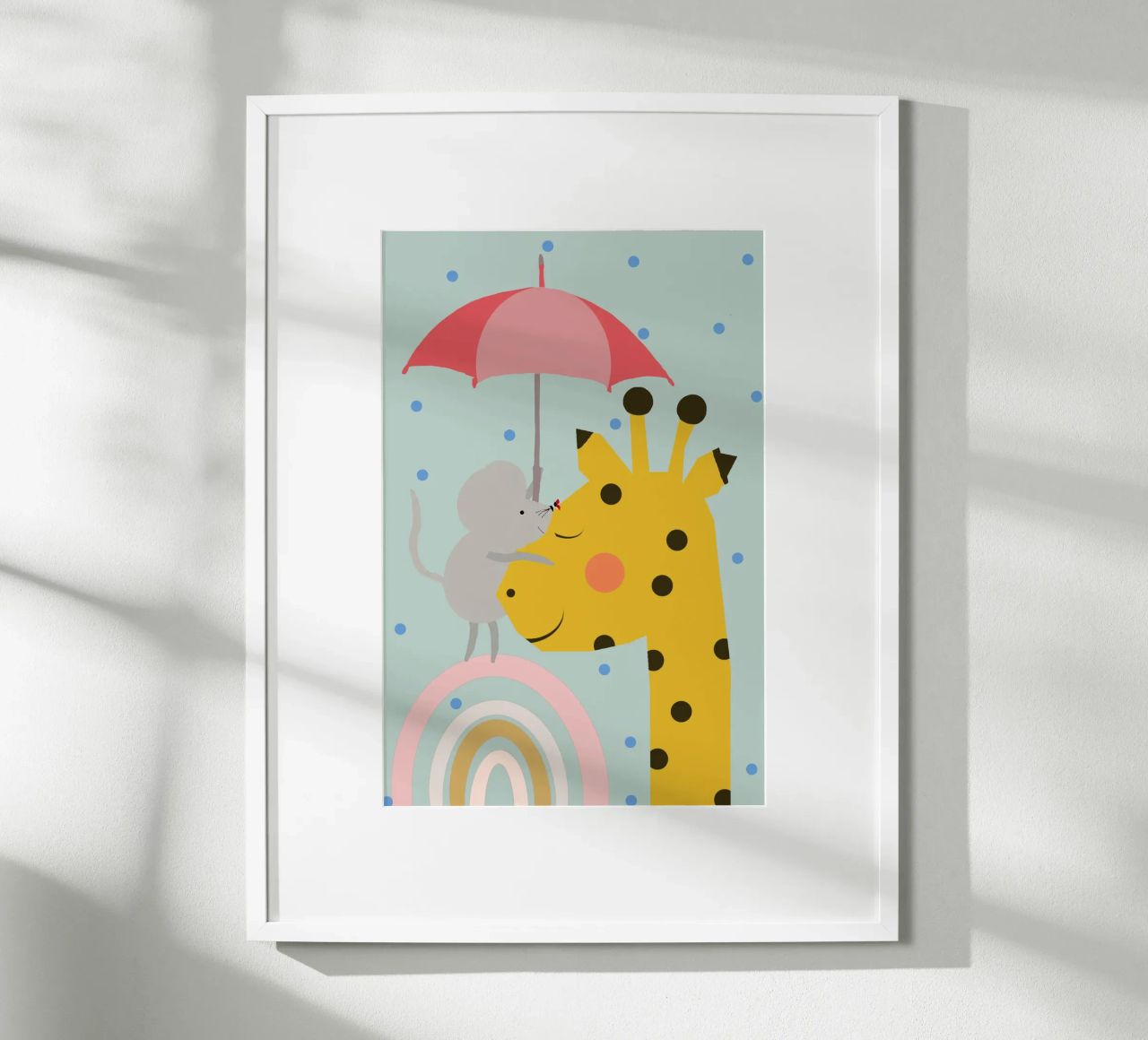Ich lass dich nicht im Regen stehen poster by maramirage