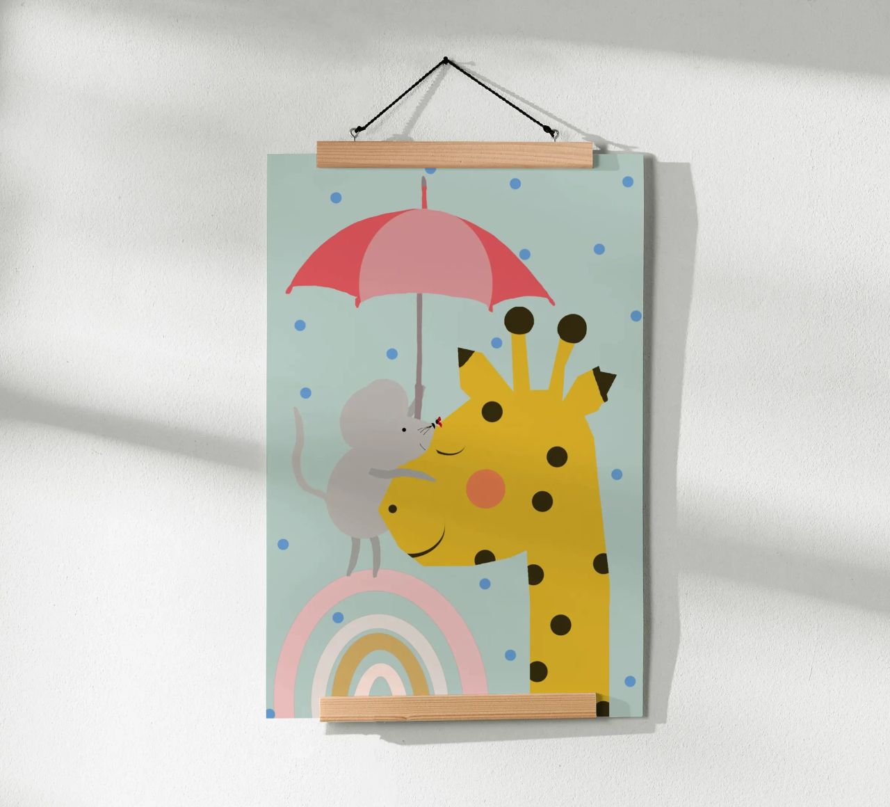 Ich lass dich nicht im Regen stehen poster by maramirage