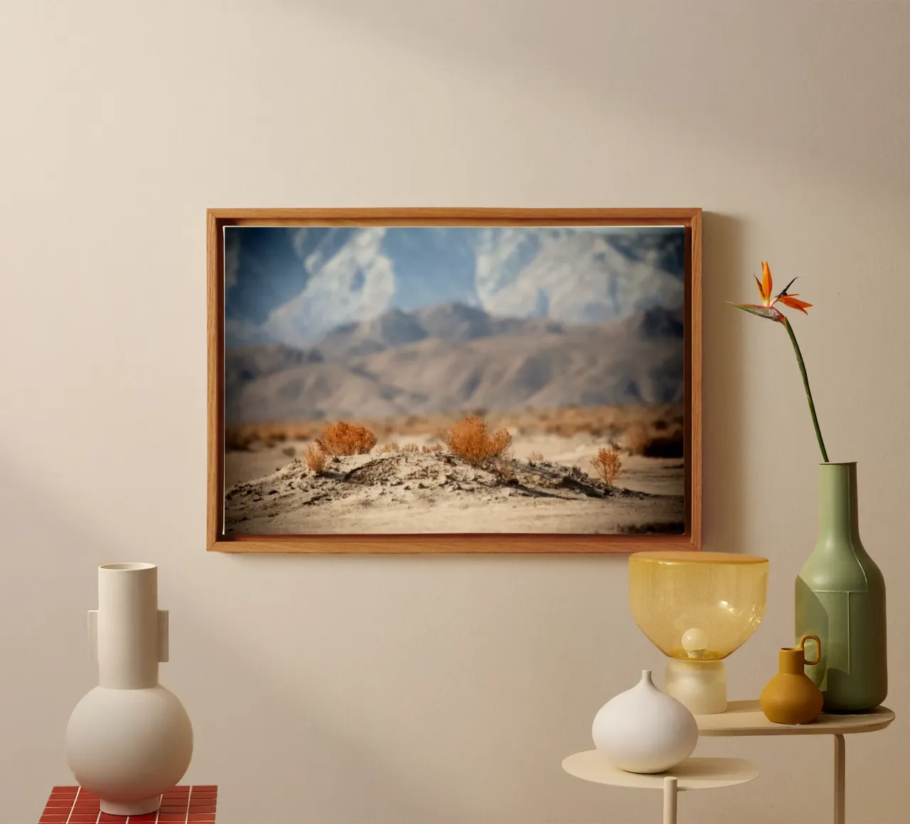 Apple Valley Desert canvas met Baklijst van Dave Hare Photography