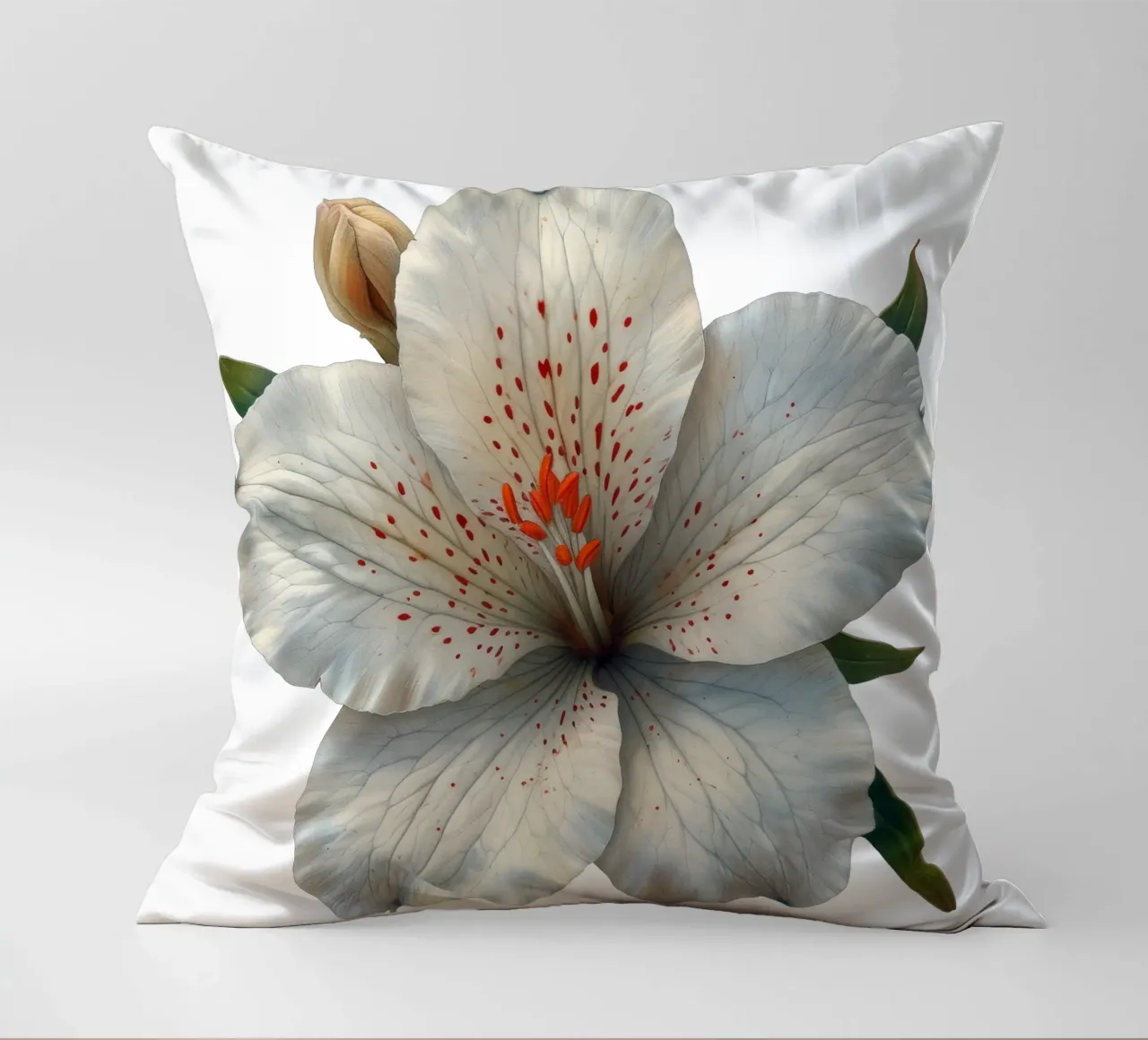 Fiore di Zephyranthes cuscino da Bold Blooms