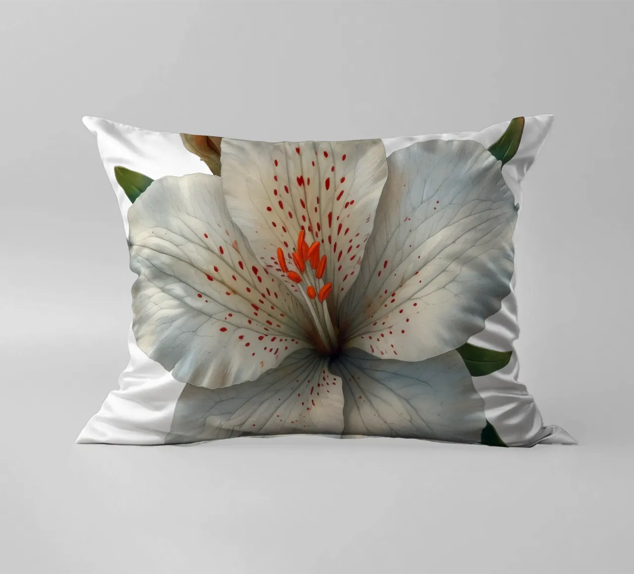 Fiore di Zephyranthes cuscino da Bold Blooms