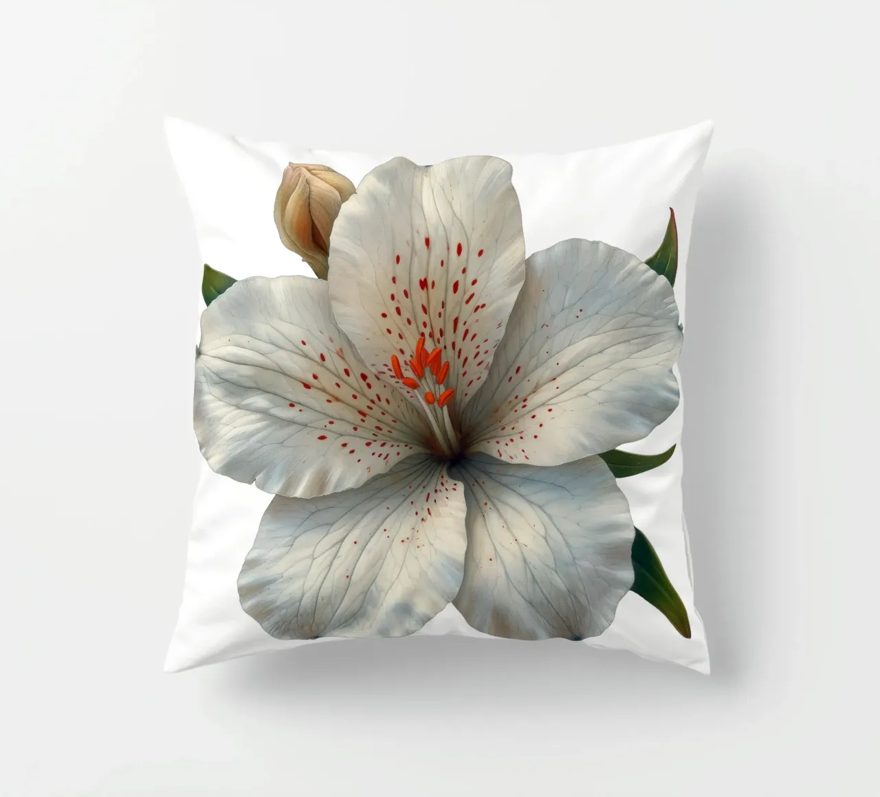 Fiore di Zephyranthes cuscino da Bold Blooms