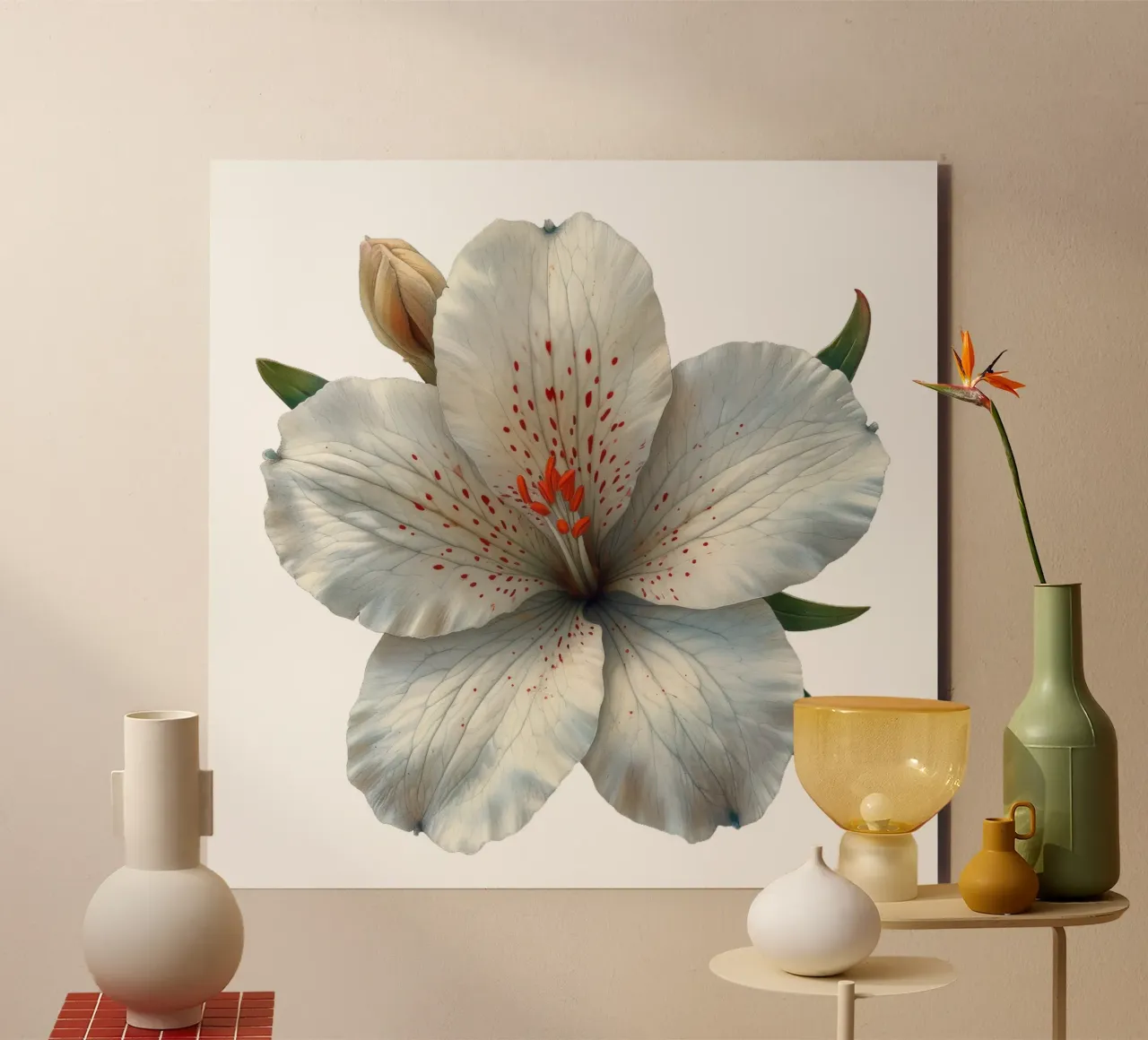 Fiore di Zephyranthes alluminio dibond da Bold Blooms