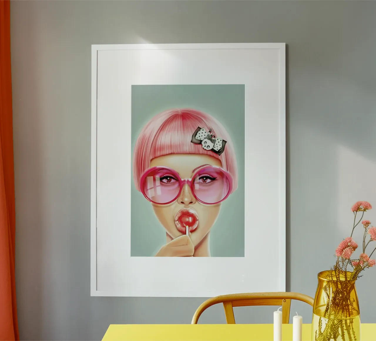 COOL poster with plastic frame by Giulio Rossi