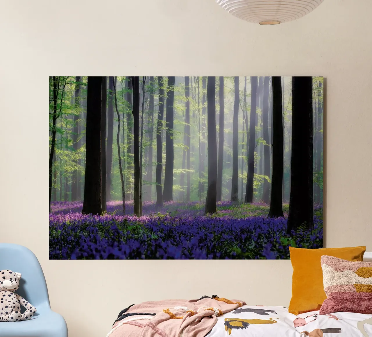 Bluebells - Adrian Popan alluminio dibond da Pictufy