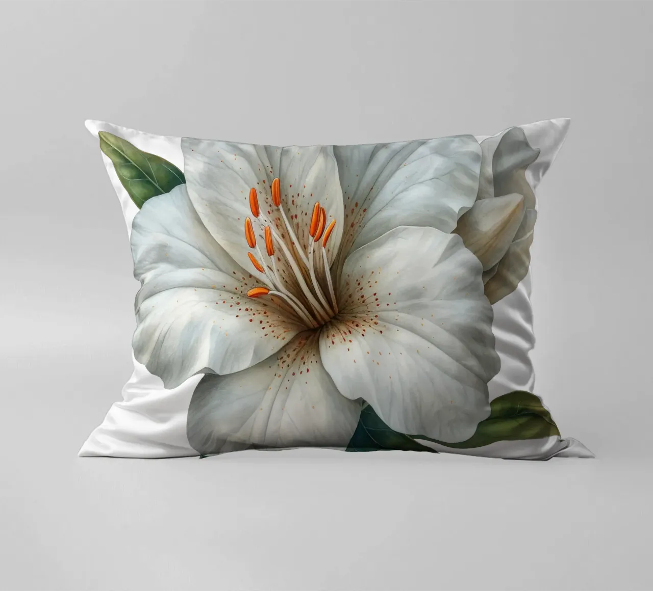 Fiore di Zephyranthes cuscino da Bold Blooms