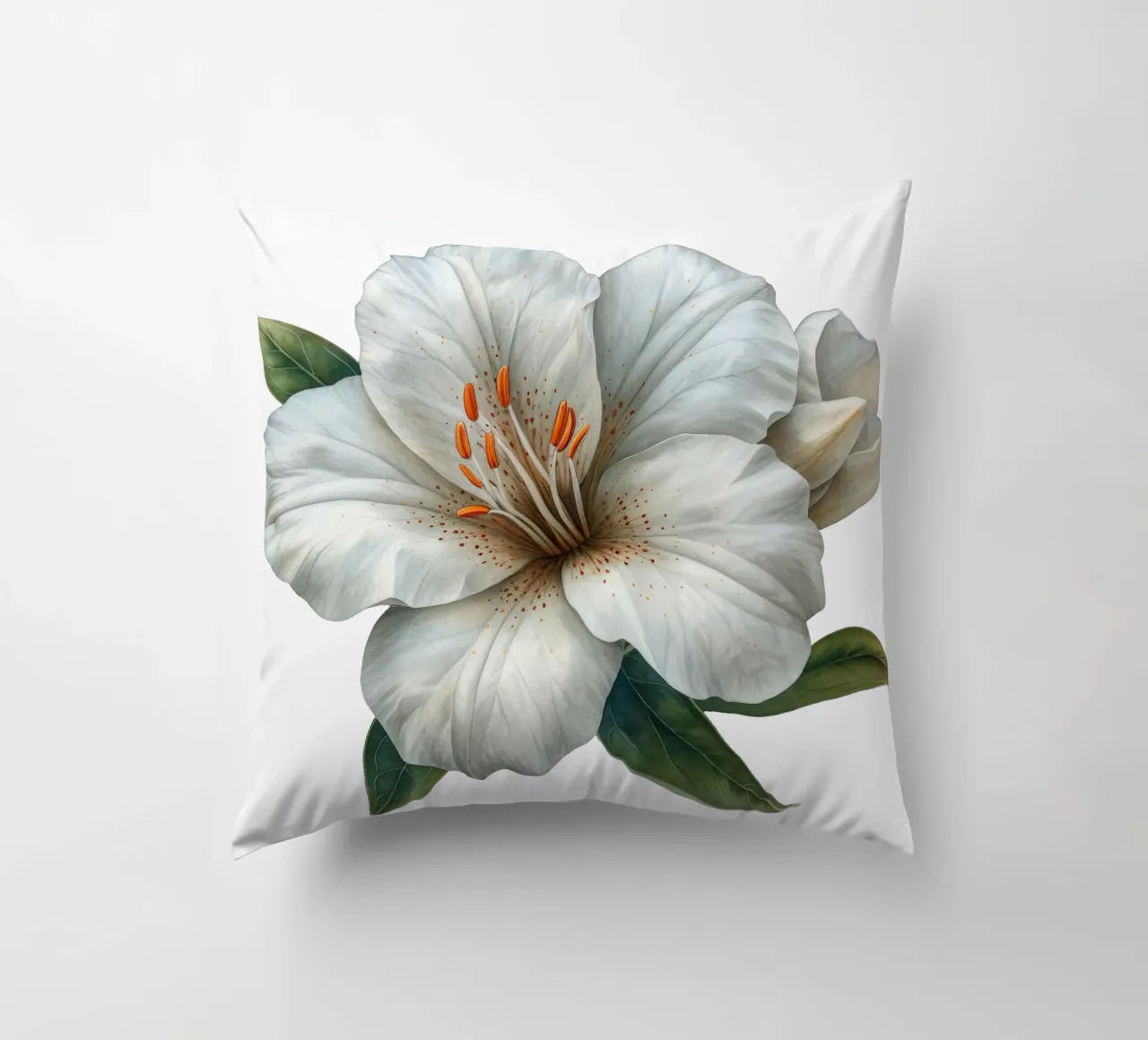 Fiore di Zephyranthes cuscino da Bold Blooms