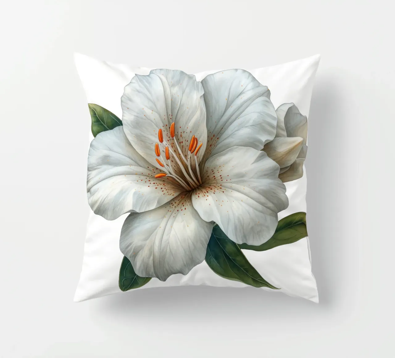 Fiore di Zephyranthes cuscino da Bold Blooms
