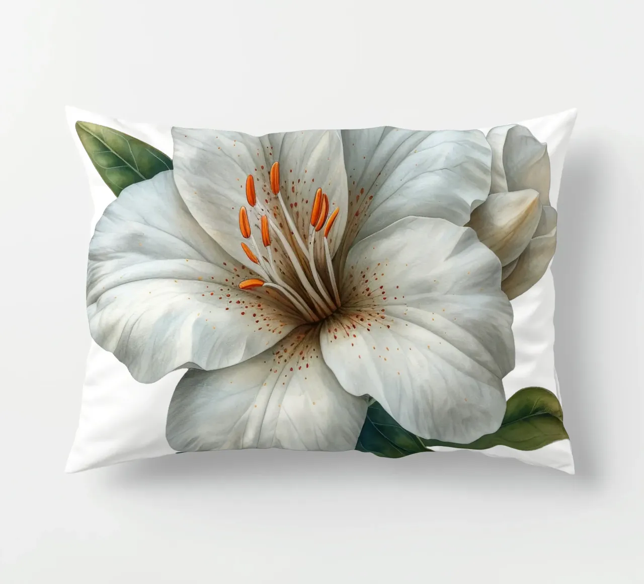 Fiore di Zephyranthes cuscino da Bold Blooms