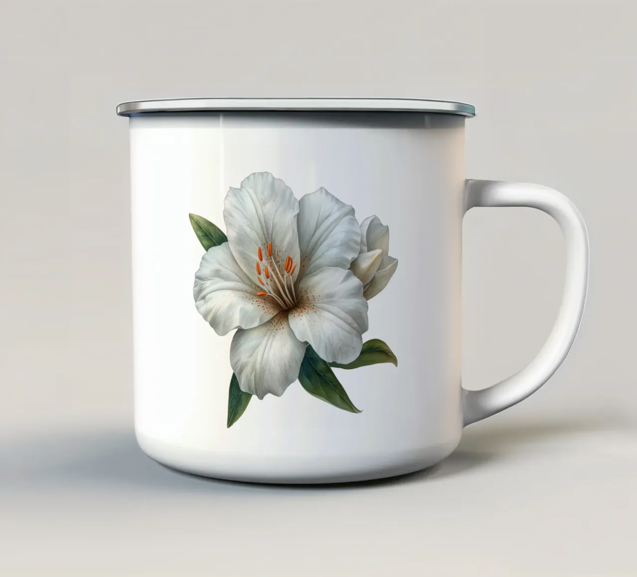Fiore di Zephyranthes tazza in smalto da Bold Blooms