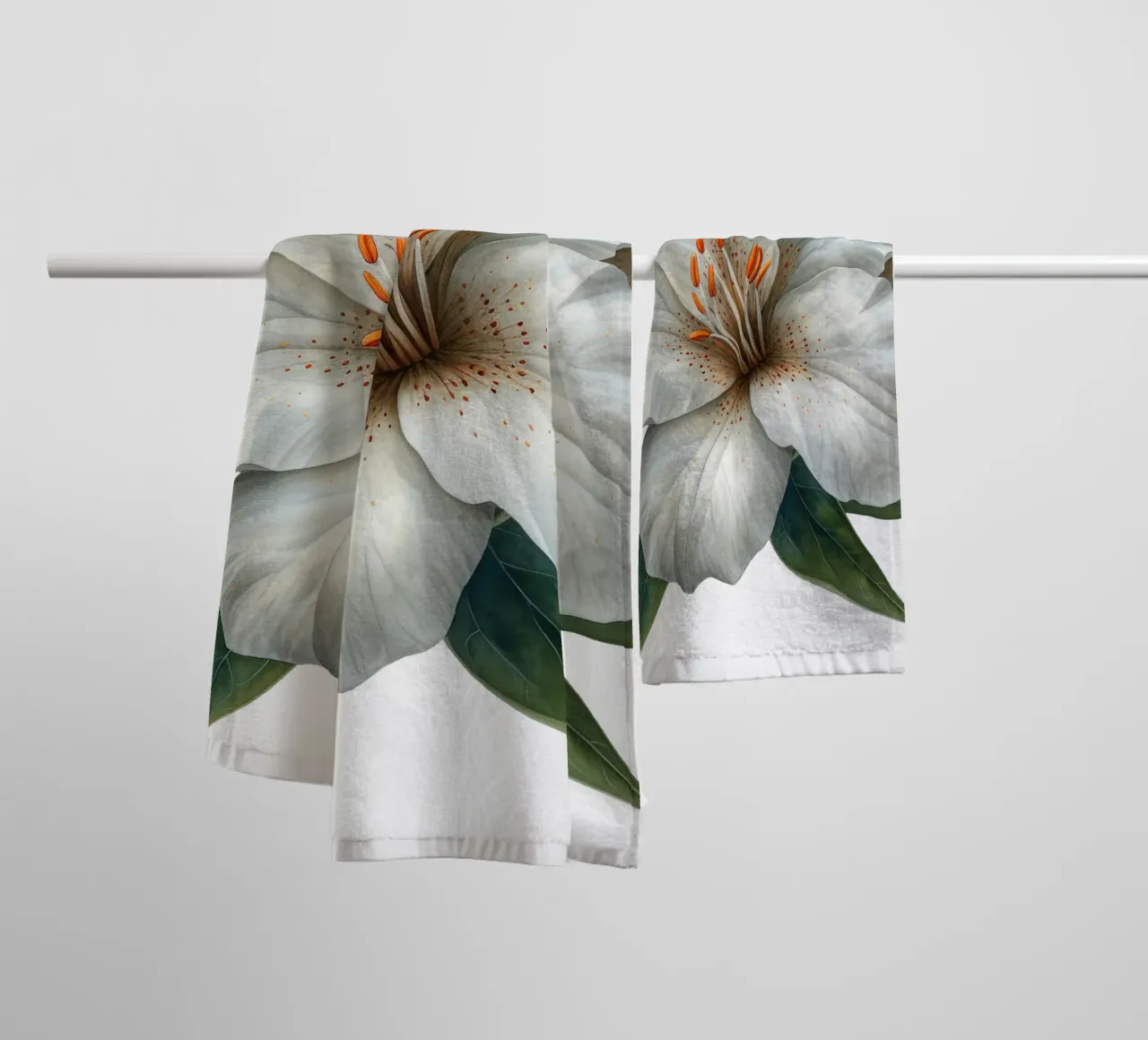 Fiore di Zephyranthes asciugamano da bagno da Bold Blooms