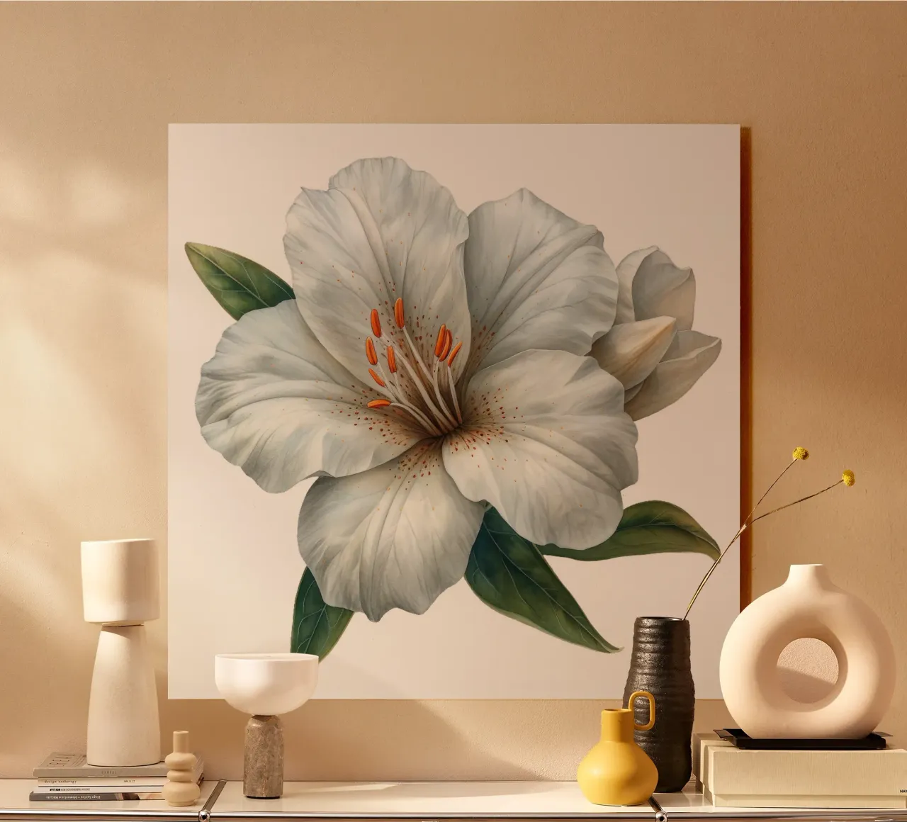 Fiore di Zephyranthes alluminio dibond da Bold Blooms