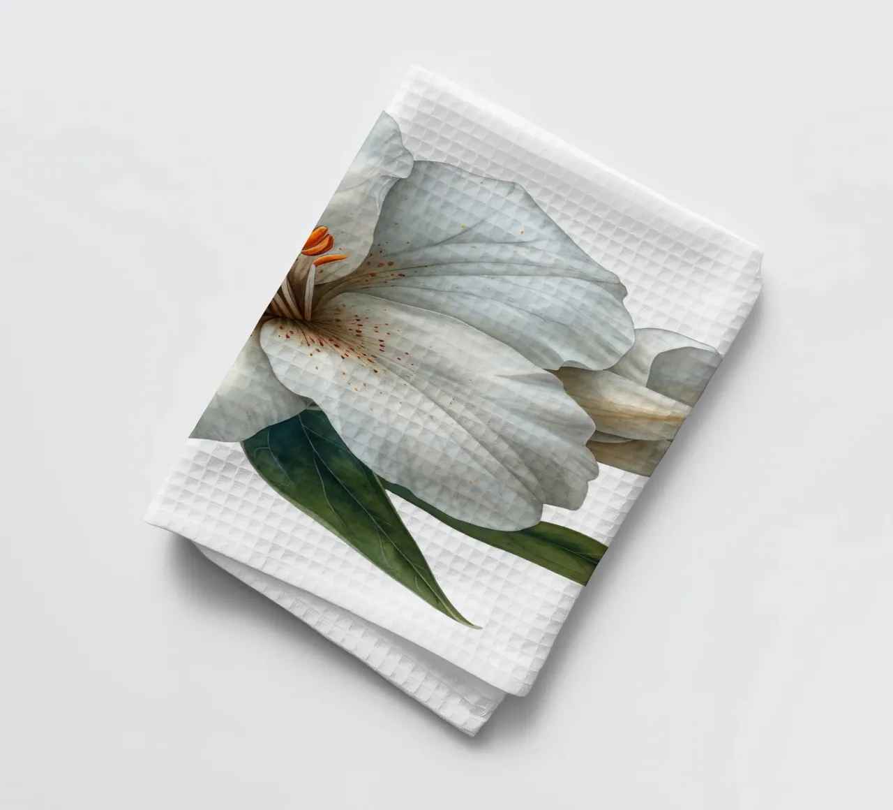 Fiore di Zephyranthes canovaccio da cucina da Bold Blooms