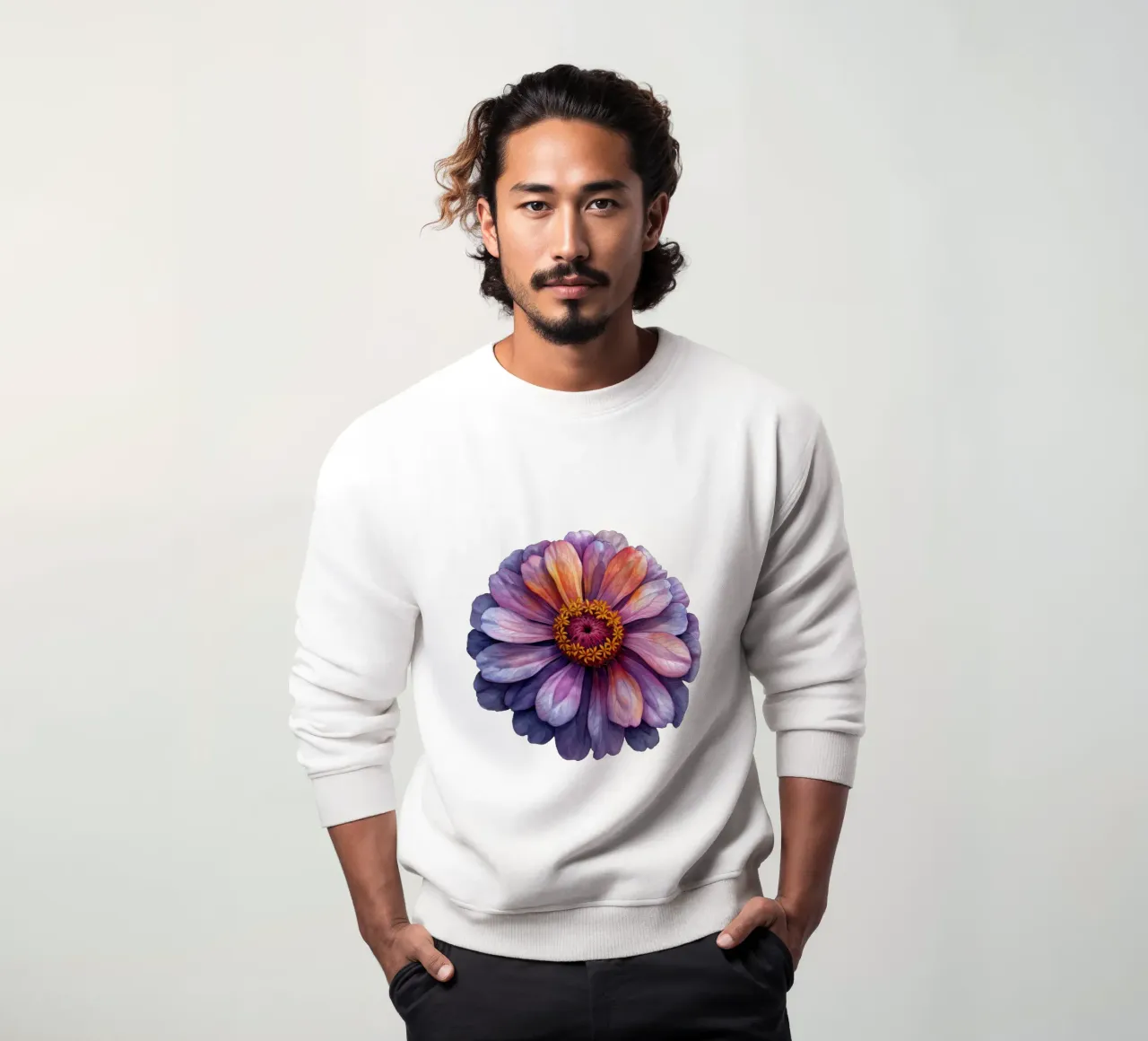 Fiore di zinnia felpa da Bold Blooms