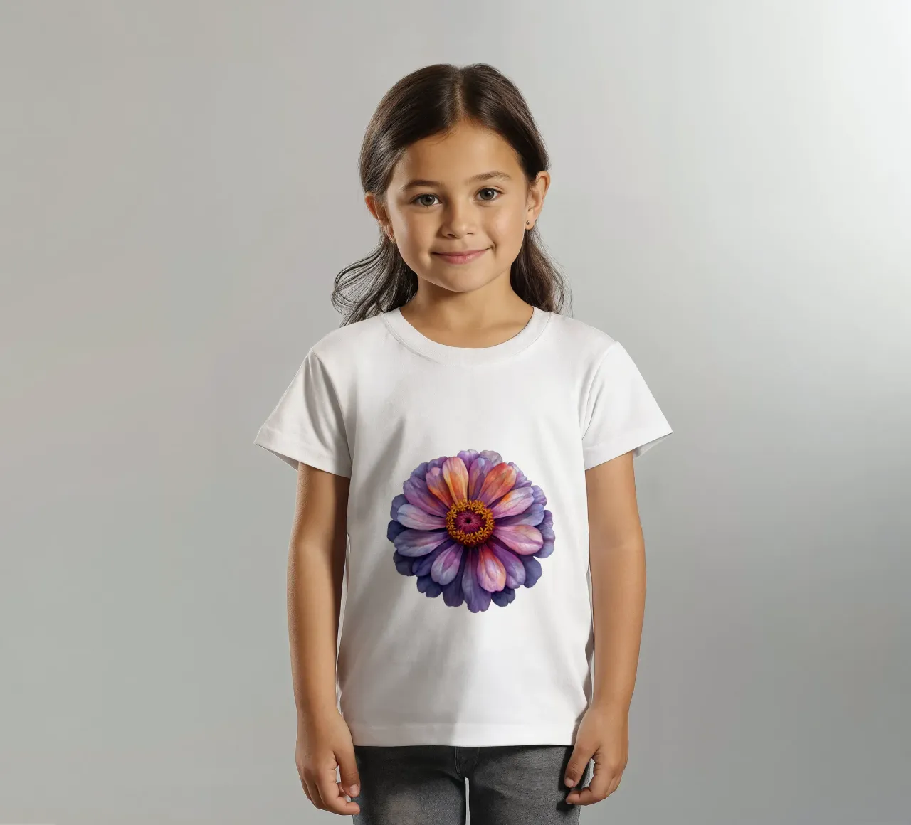 Zinnienblüte Kinder T-Shirt von Bold Blooms