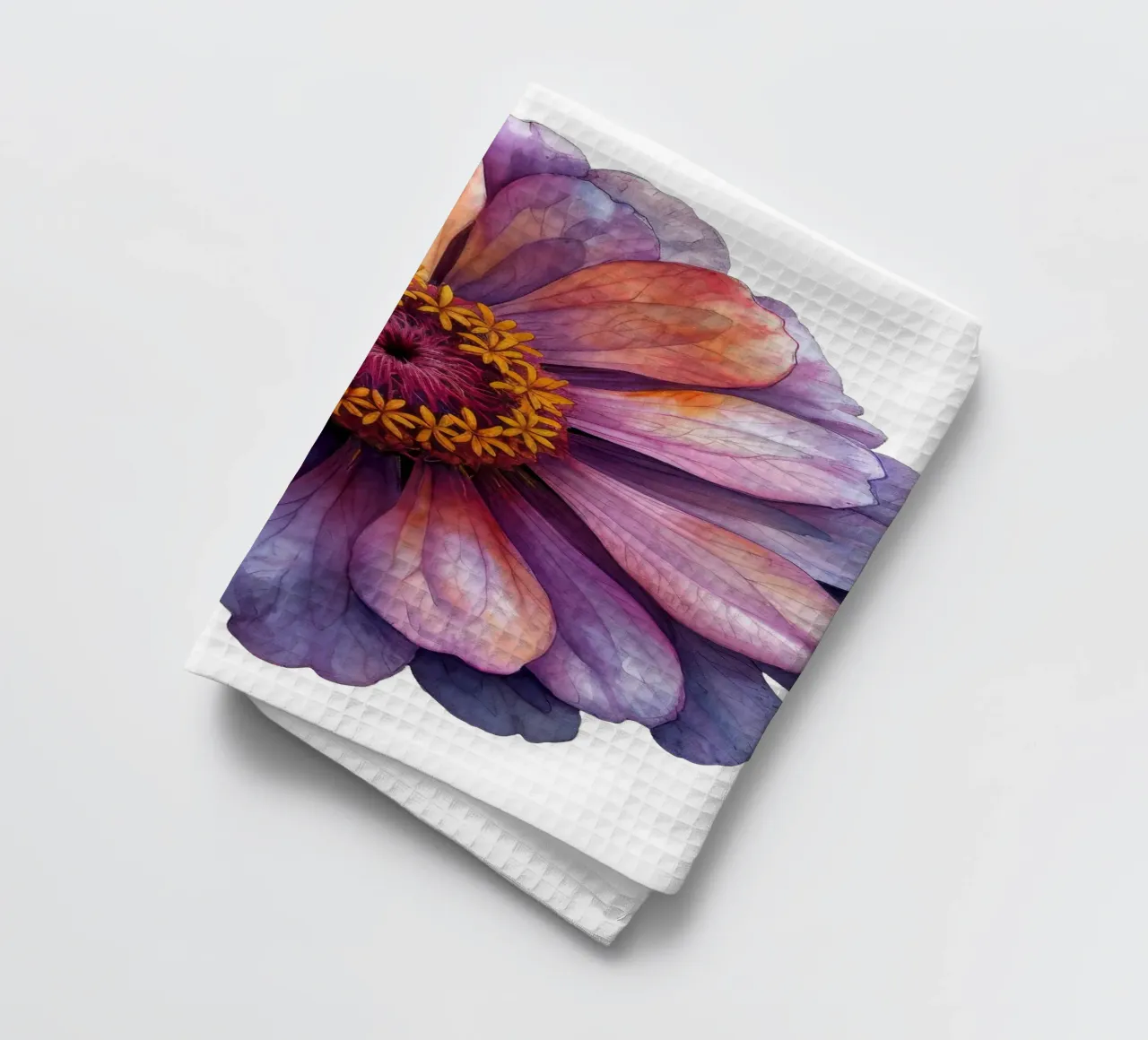 Fiore di zinnia canovaccio da cucina da Bold Blooms