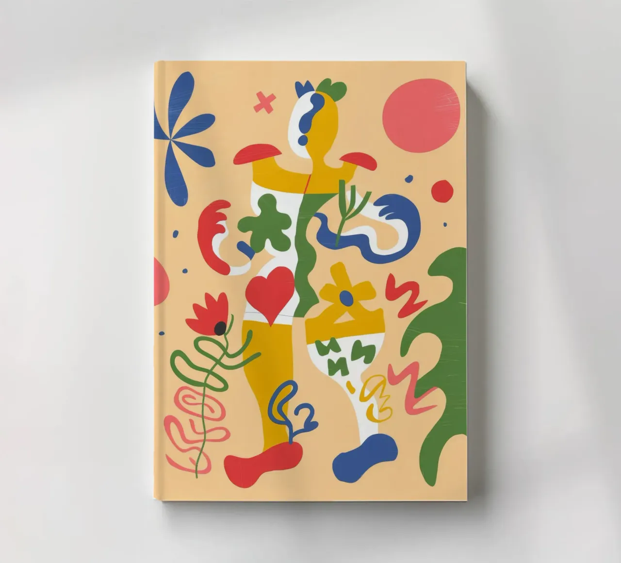 Abstract Colorful Shapes notebook by Kamera Obskura