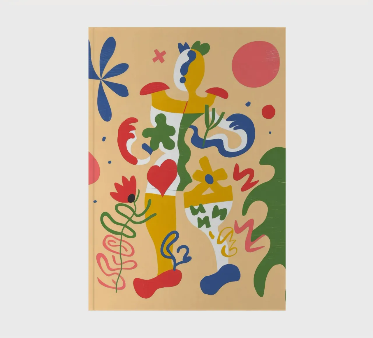 Abstract Colorful Shapes notebook by Kamera Obskura