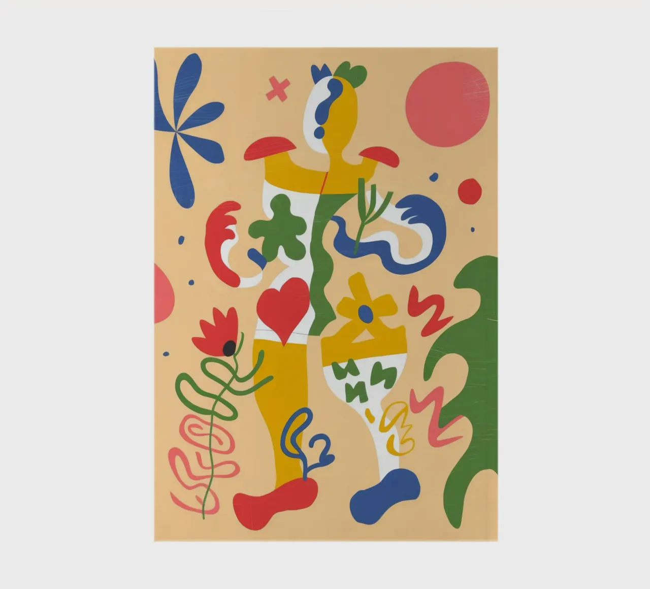 Abstract Colorful Shapes notebook by Kamera Obskura
