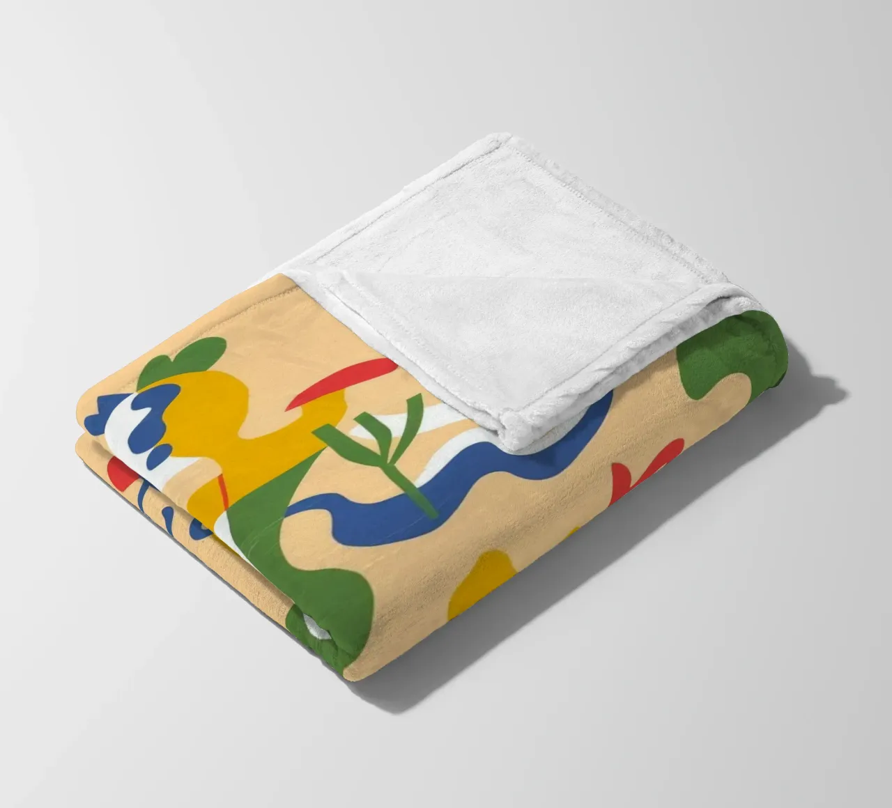 Forme astratte colorate coperta in pile da Kamera Obskura