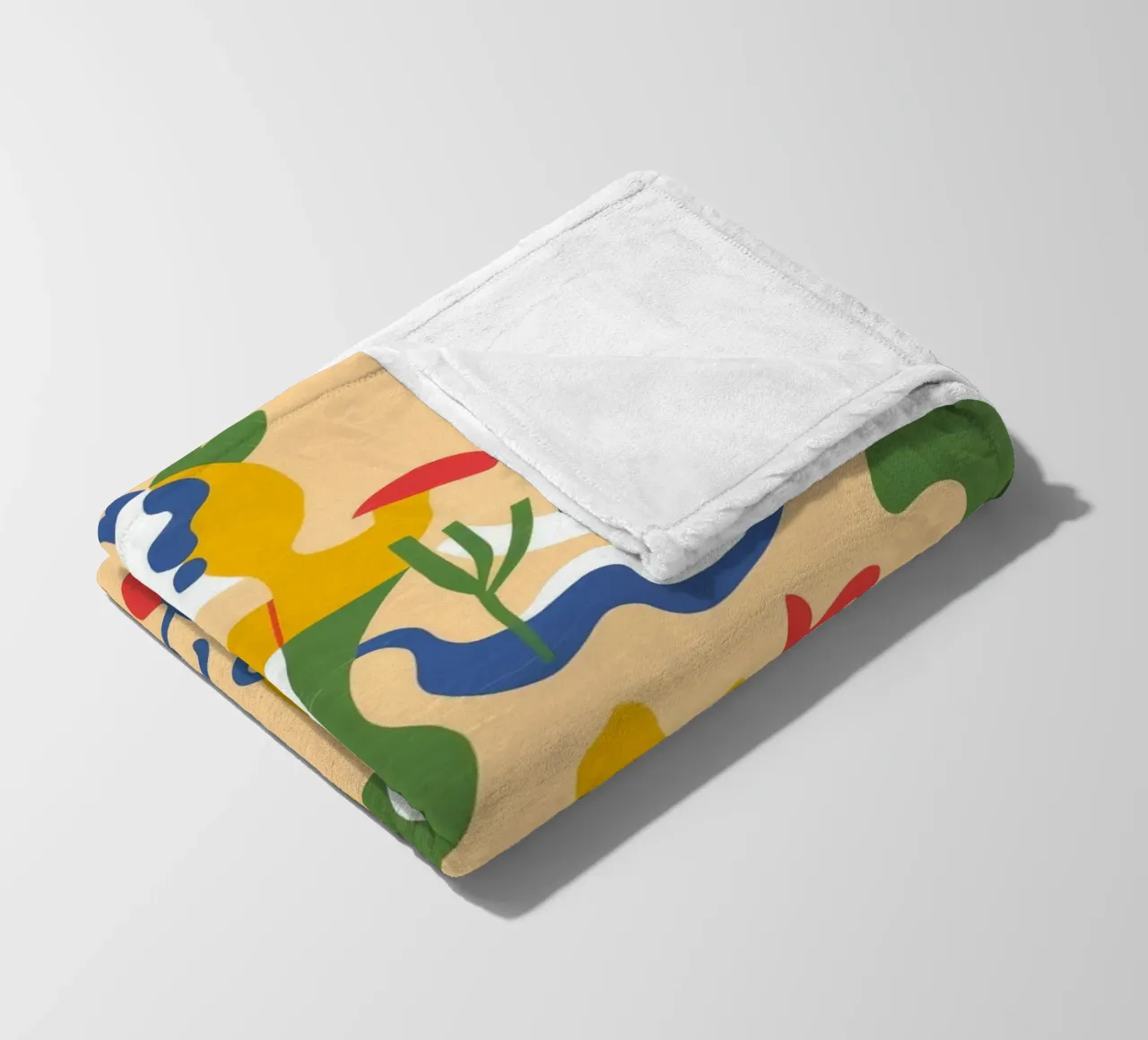 Forme astratte colorate coperta in pile da Kamera Obskura