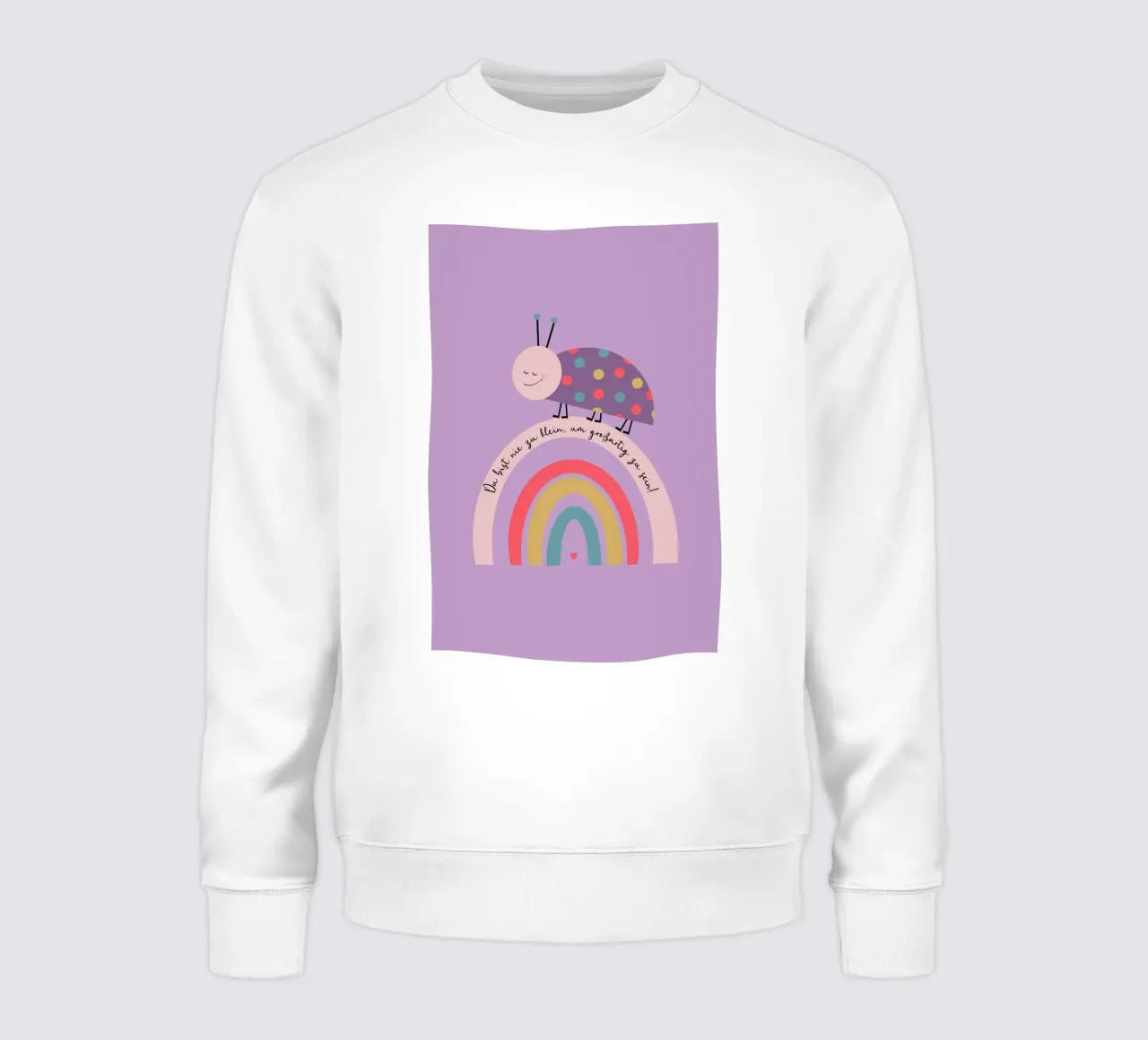 Nie zu klein um großartig zu sein - Käfer Sweatshirt von maramirage