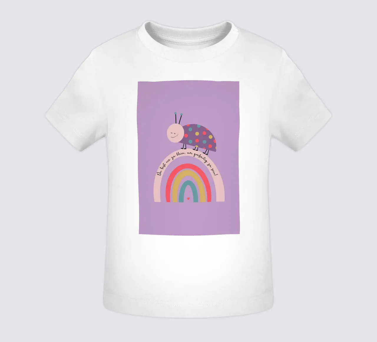 Nie zu klein um großartig zu sein - Käfer Baby T-Shirt von maramirage