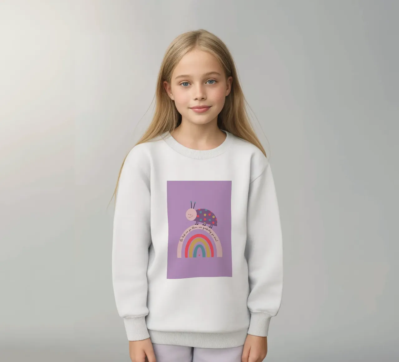 Nie zu klein um großartig zu sein - Käfer Kinder Sweatshirt von maramirage