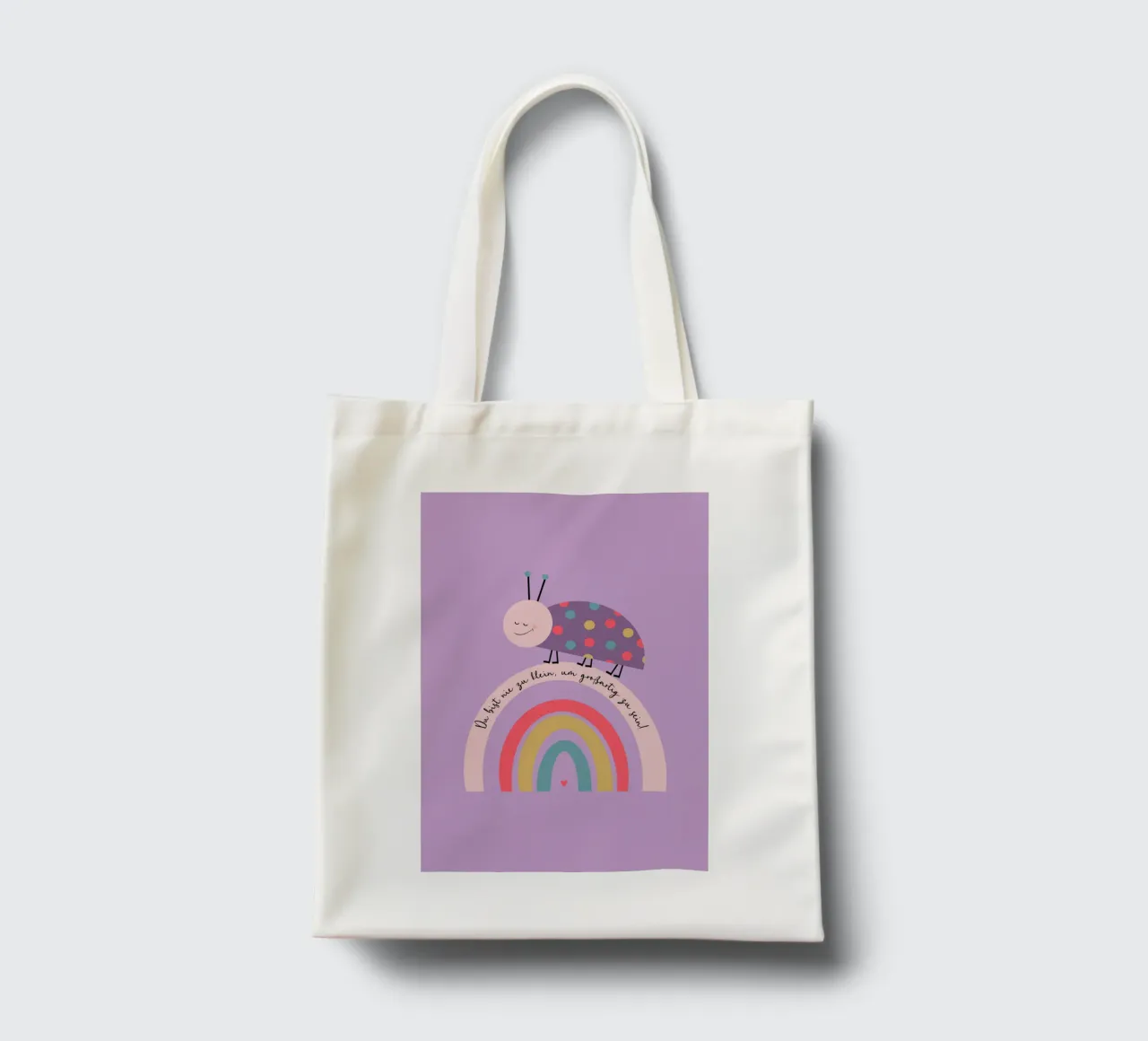 Nie zu klein um großartig zu sein - Käfer borsa in juta da maramirage