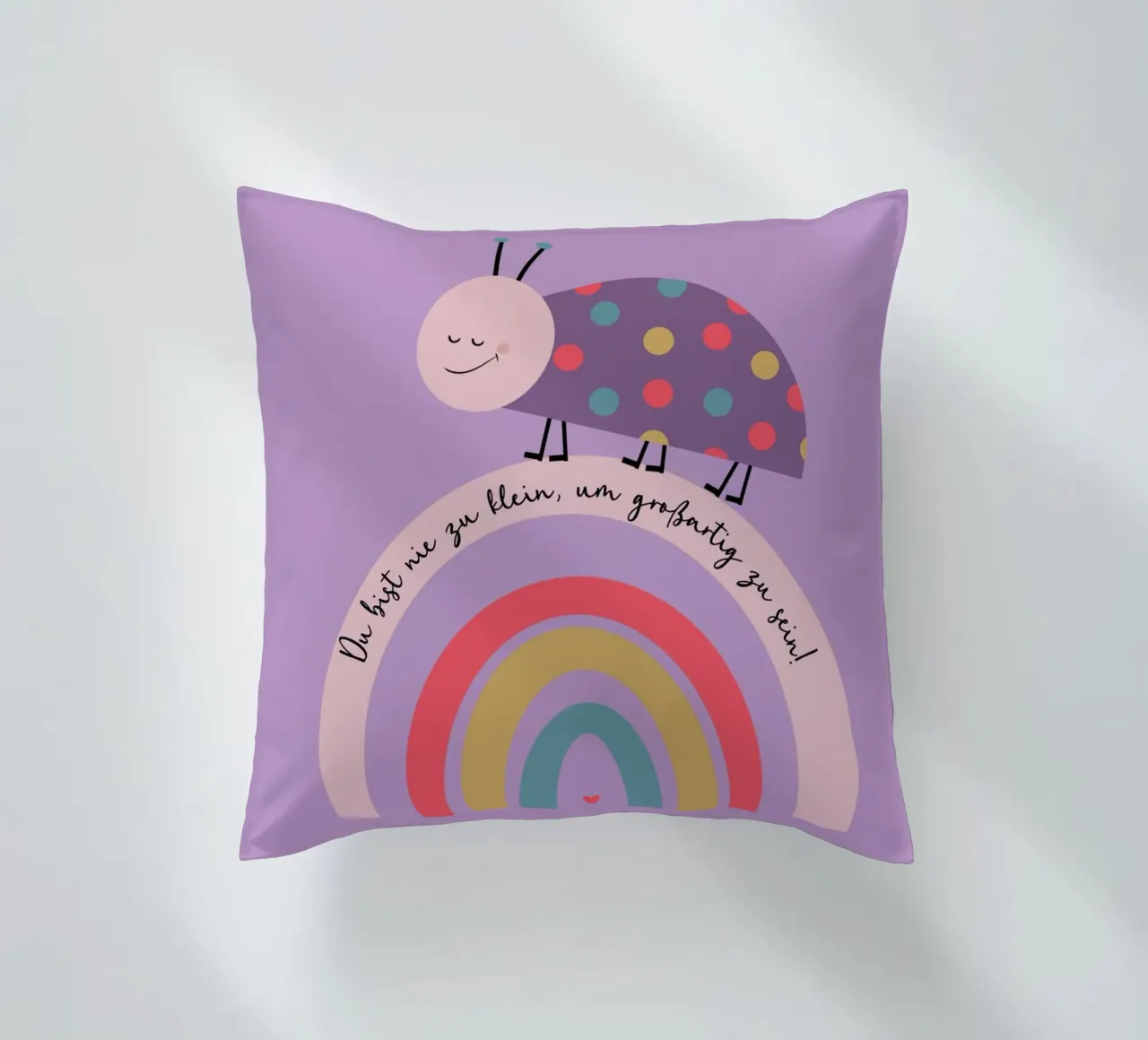 Nie zu klein um großartig zu sein - Käfer cuscino da maramirage