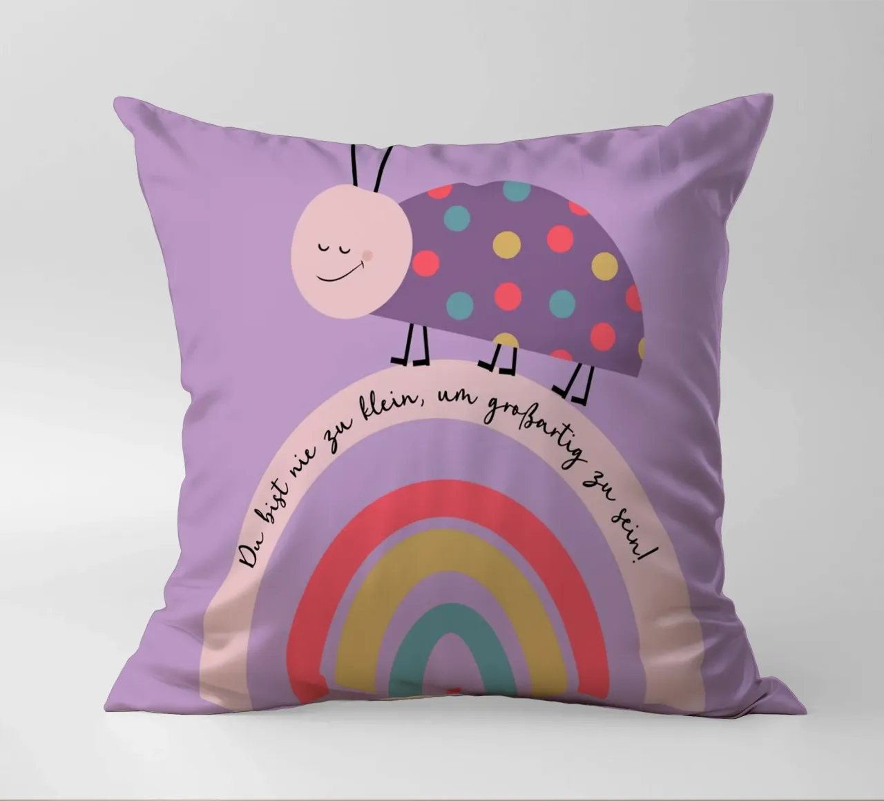 Nie zu klein um großartig zu sein - Käfer cuscino da maramirage