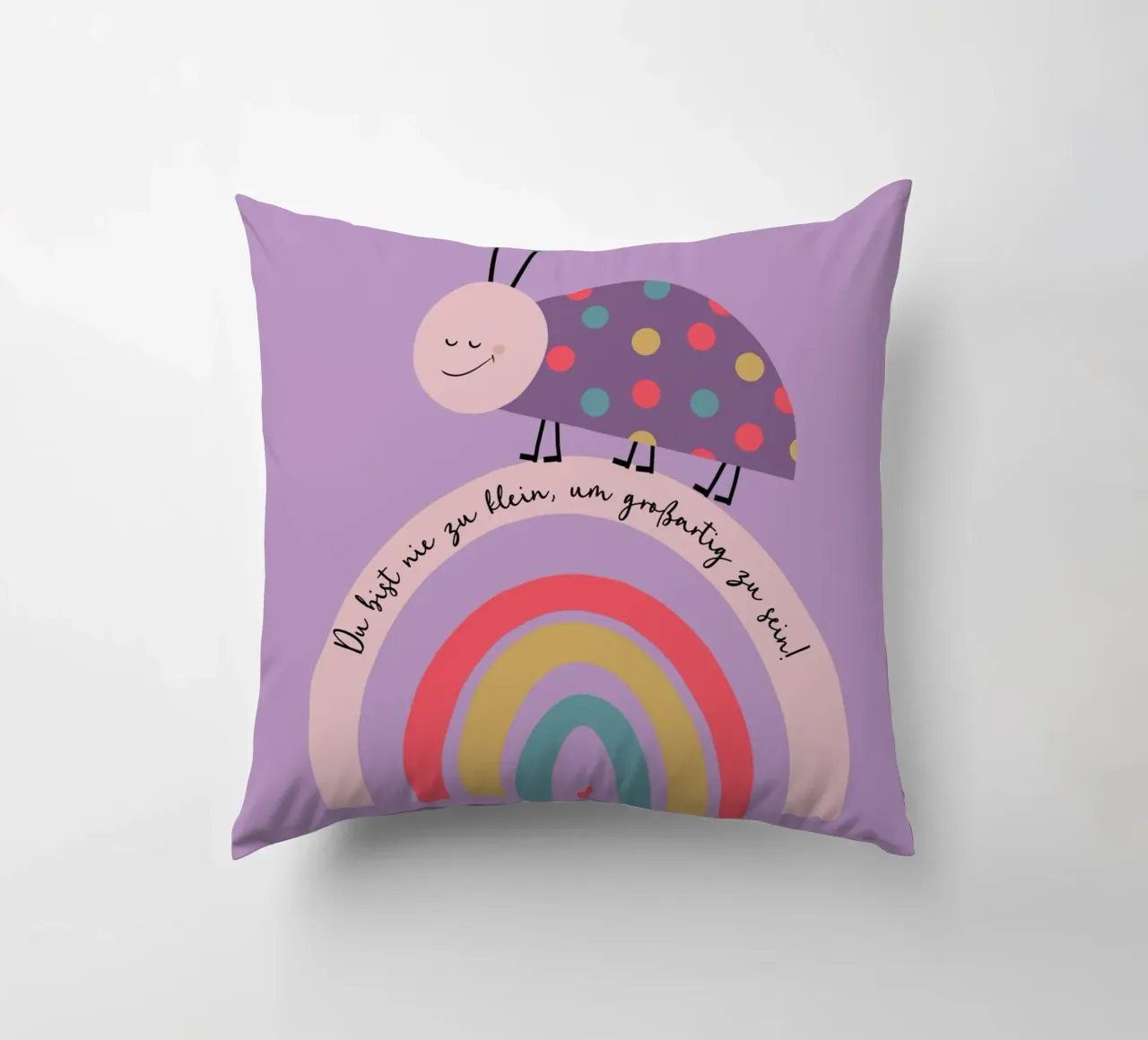 Nie zu klein um großartig zu sein - Käfer cuscino da maramirage