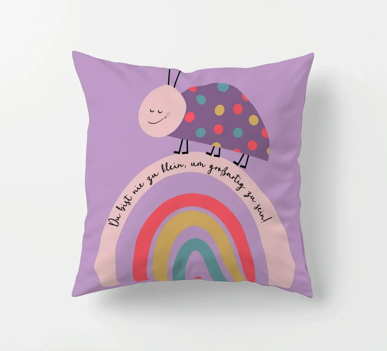 Nie zu klein um großartig zu sein - Käfer cuscino da maramirage