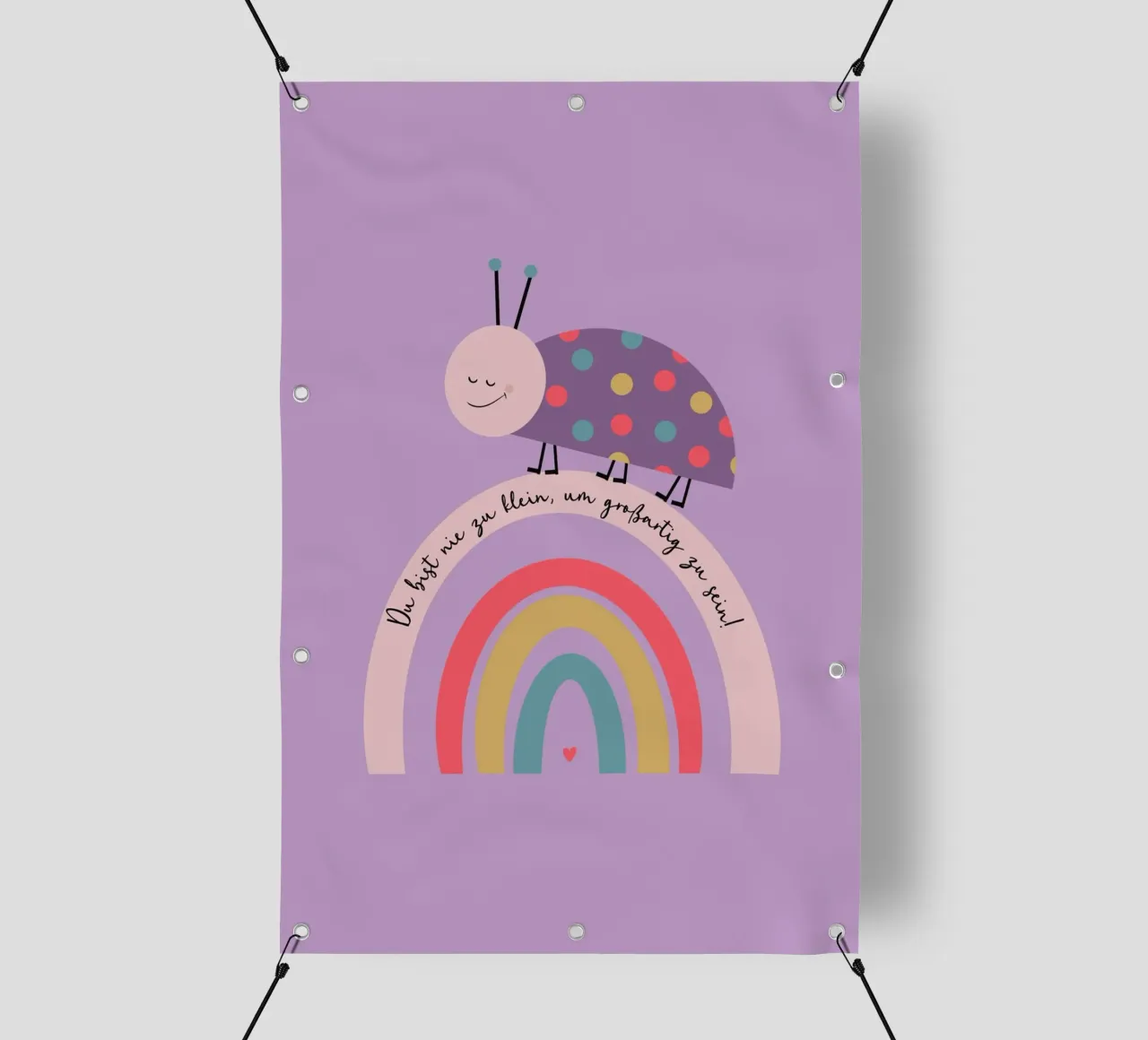 Nie zu klein um großartig zu sein - Käfer telo in pvc da maramirage