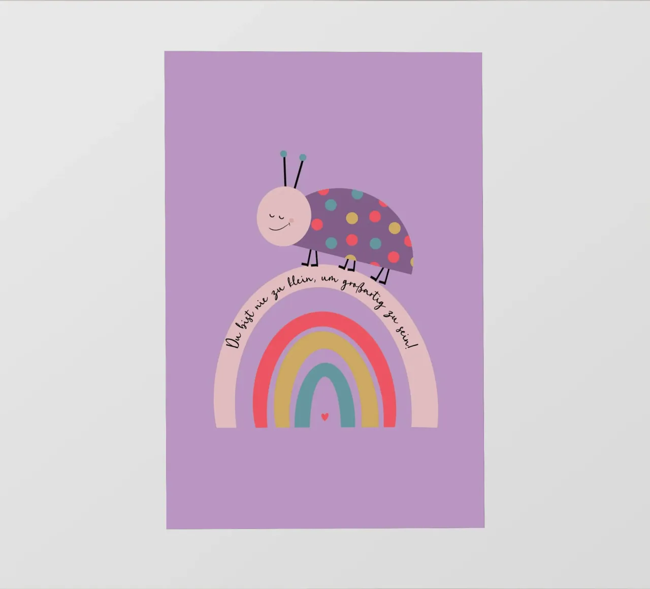 Nie zu klein um großartig zu sein - Käfer telo in pvc da maramirage