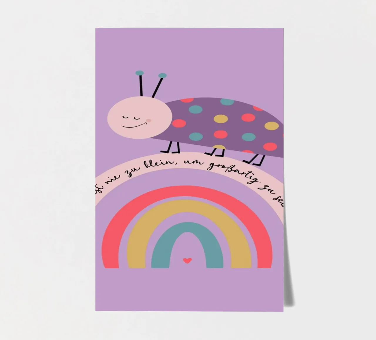 Nie zu klein um großartig zu sein - Käfer foglio adesivo da maramirage