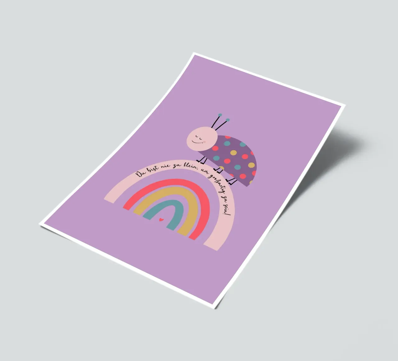 Nie zu klein um großartig zu sein - Käfer foglio adesivo da maramirage