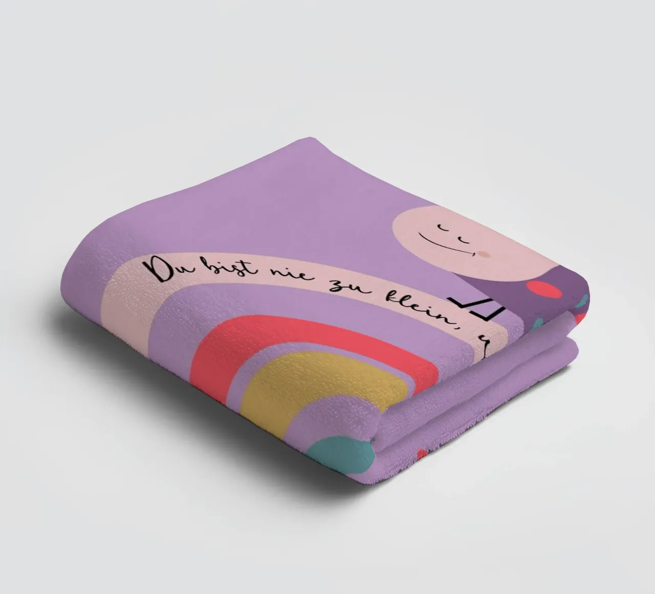 Nie zu klein um großartig zu sein - Käfer towel by maramirage