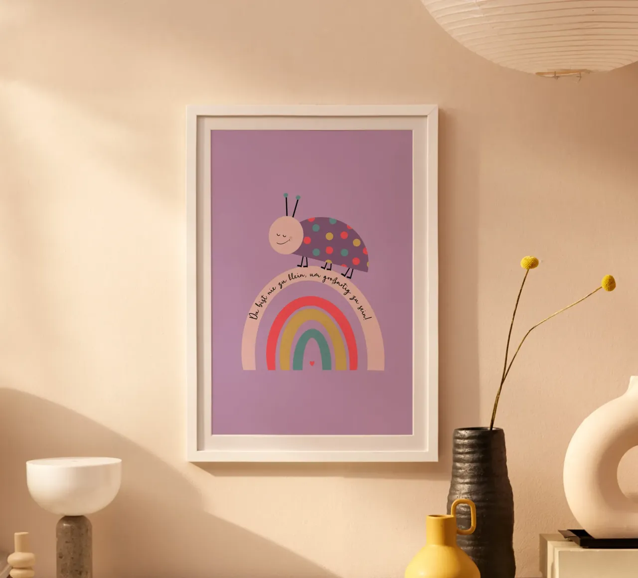 Nie zu klein um großartig zu sein - Käfer poster van maramirage