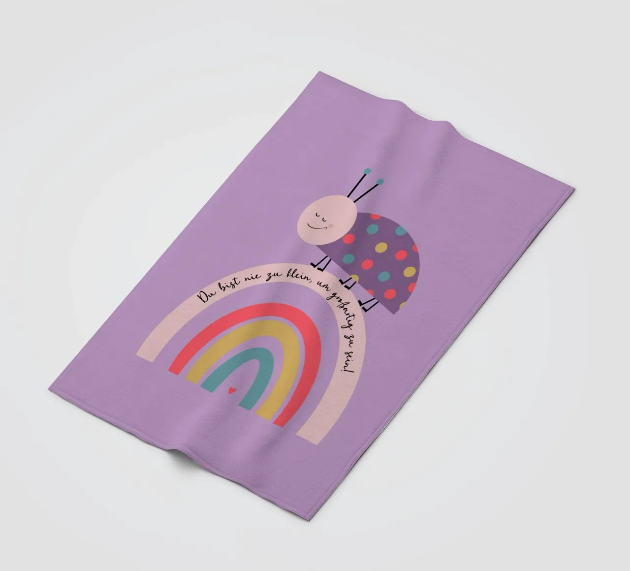 Nie zu klein um großartig zu sein - Käfer coperta in pile da maramirage