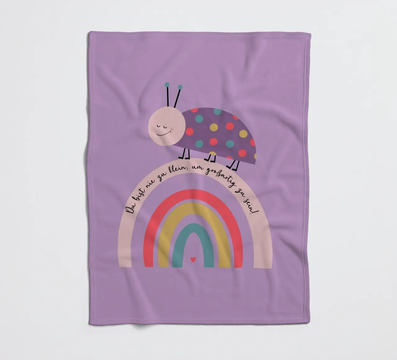 Nie zu klein um großartig zu sein - Käfer coperta in pile da maramirage